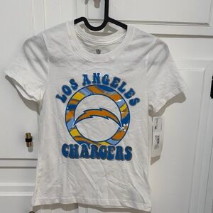 NFL Los Angeles Chargers Kids White and Blue T-Shirt